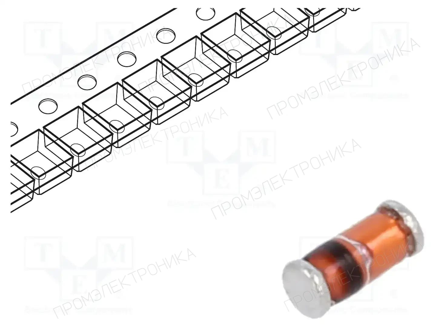 VISHAY LL4151-GS08 — Универсальные диоды SMD