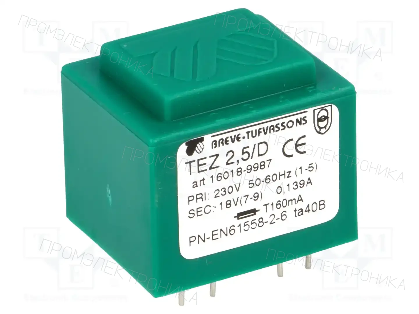 BREVE TUFVASSONS 16018-9987 — Трансформаторы PCB