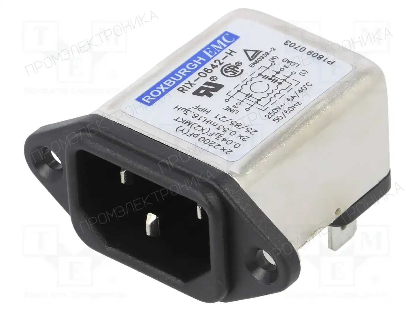 ROXBURGH EMC RIX0642H — Разъемы IEC 60320