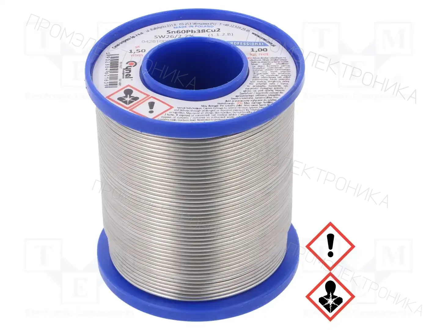CYNEL 1.5MM 1000G M2 — Паяльные провода свинцовые