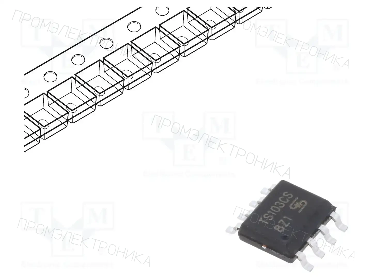 TAIWAN SEMICONDUCTOR TS103ACS RLG — Операционные усилители SMD