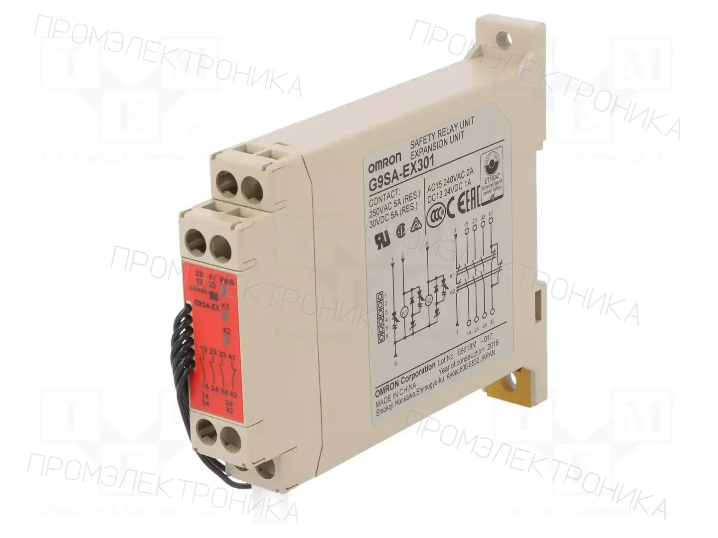 OMRON G9SA-EX301 — Выключат. безопасности - мод. управления