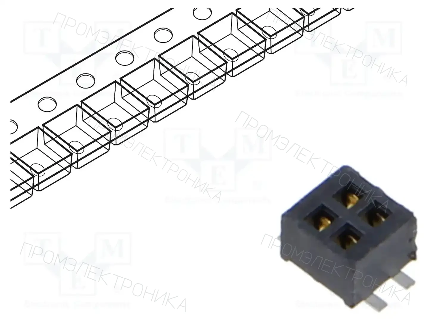 SAMTEC CLP-102-02-F-D-BE-TR — Разъeмы пластина - пластина