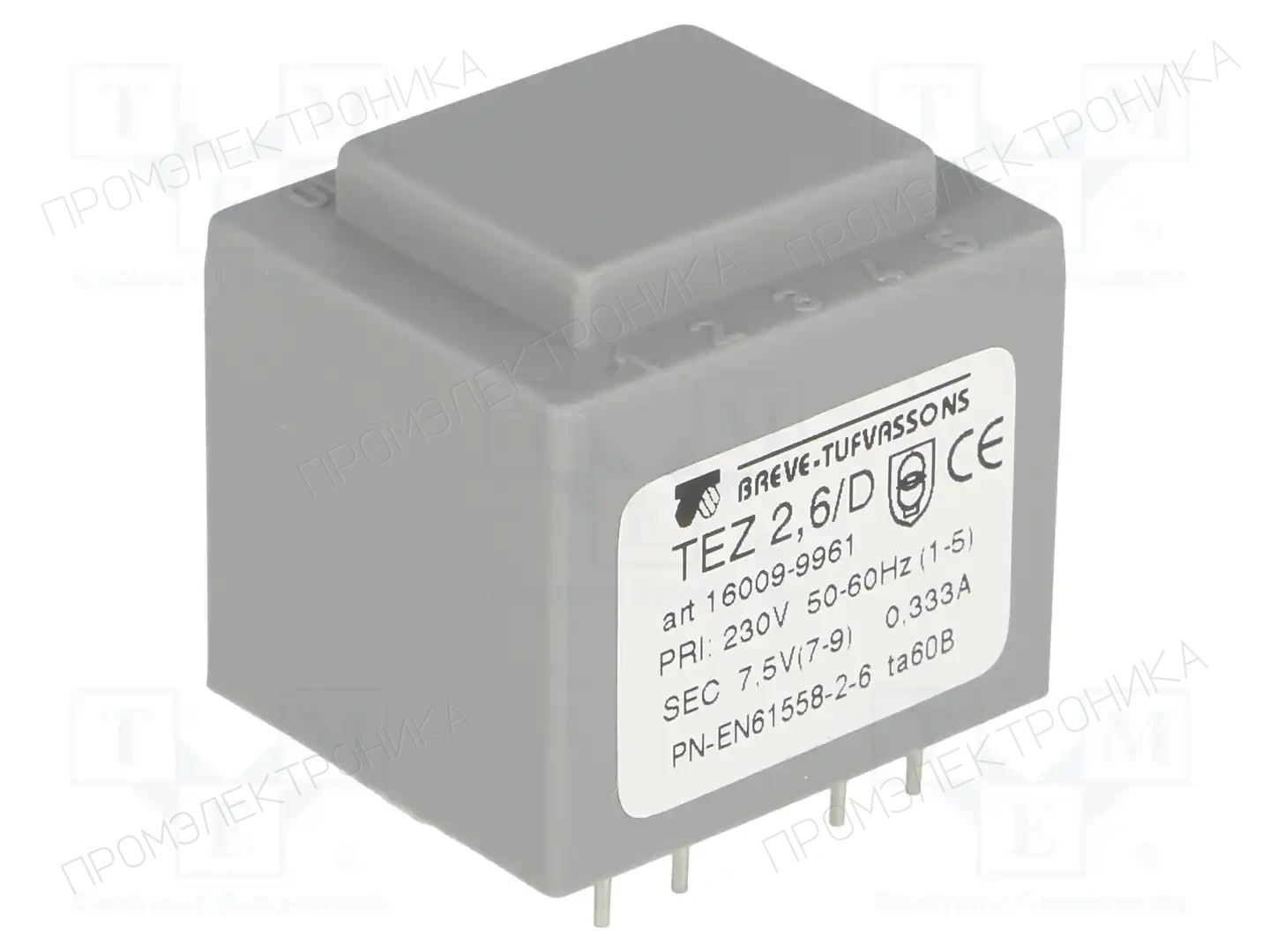 BREVE TUFVASSONS 16009-9961 — Трансформаторы PCB