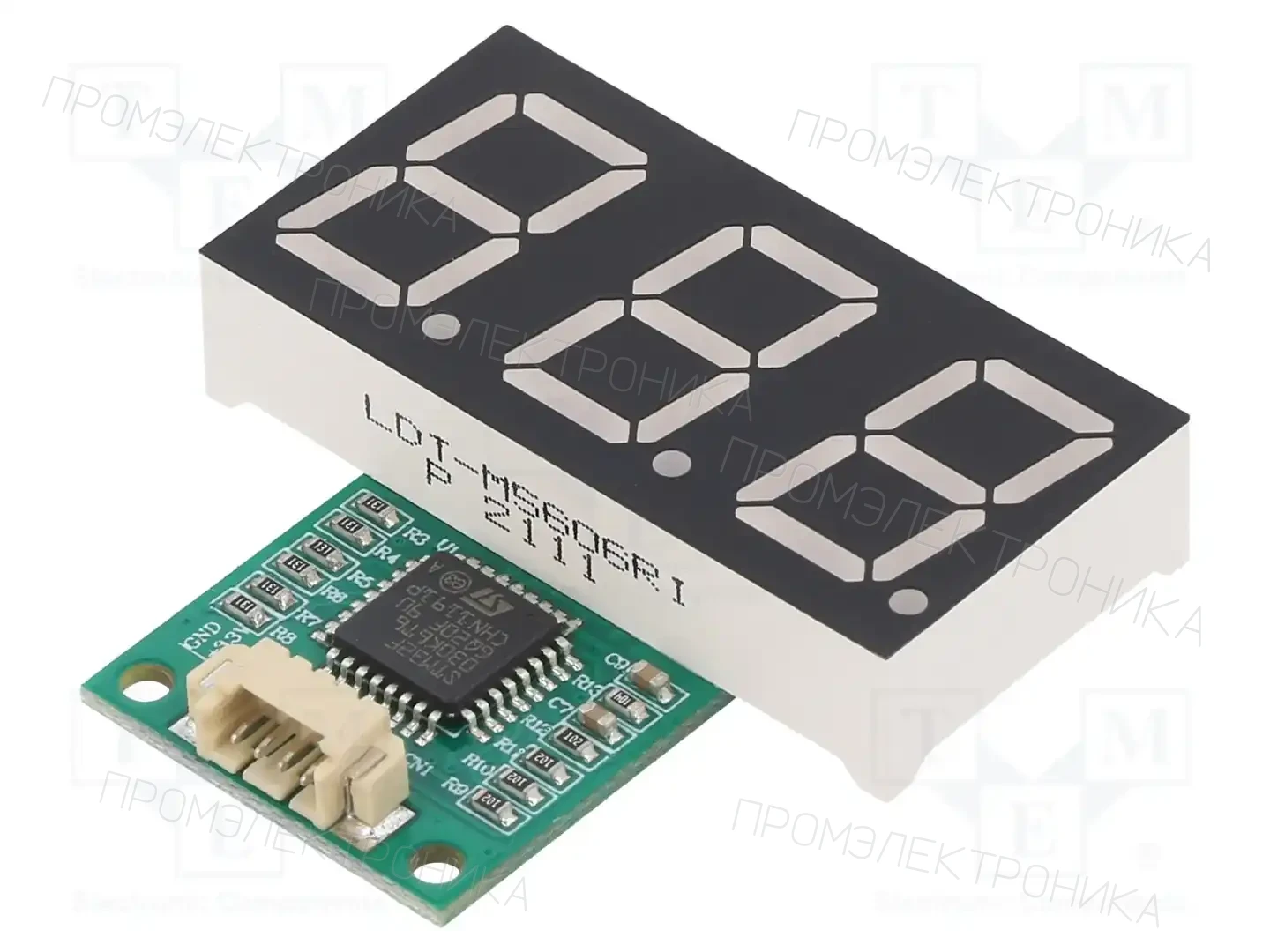 LUMEX LDT-M5606RI-UR — Светодиодные дисплеи 7-сегментные