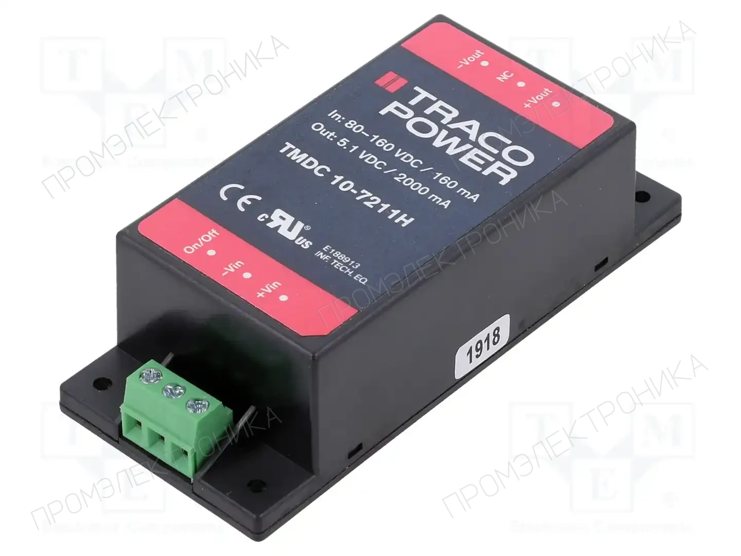 TRACO POWER TMDC 10-7211H — Преобразователи DC/DC