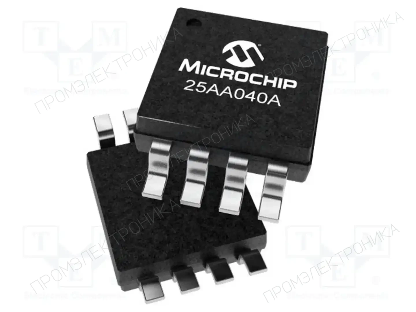 Microchip Technology 25AA040AT-I/MS — Памяти EEPROM последовательные