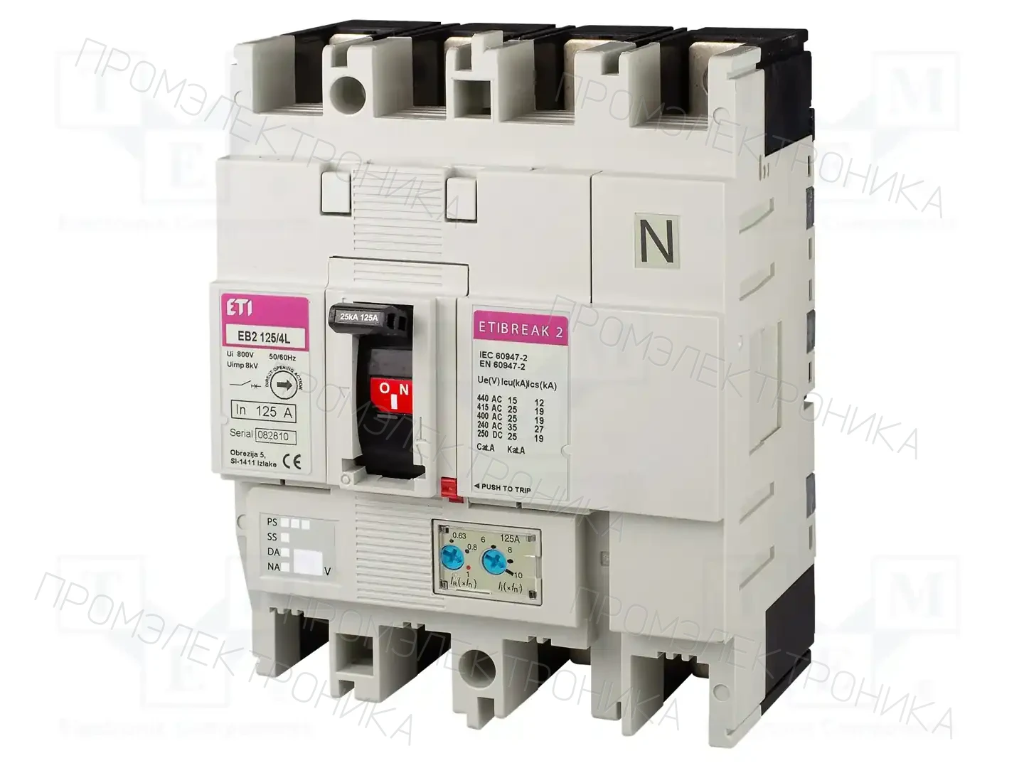 ETI POLAM EB2 125/4S 100A 4P — Разъединители