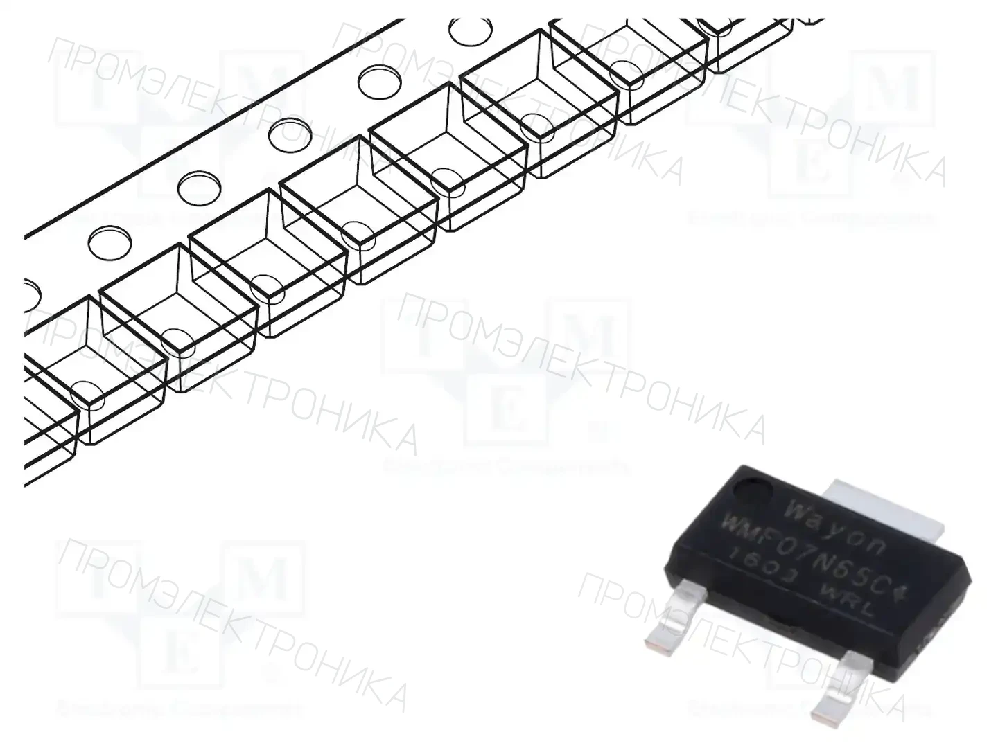 WAYON WMF07N65C4 — Транзисторы с каналом N SMD