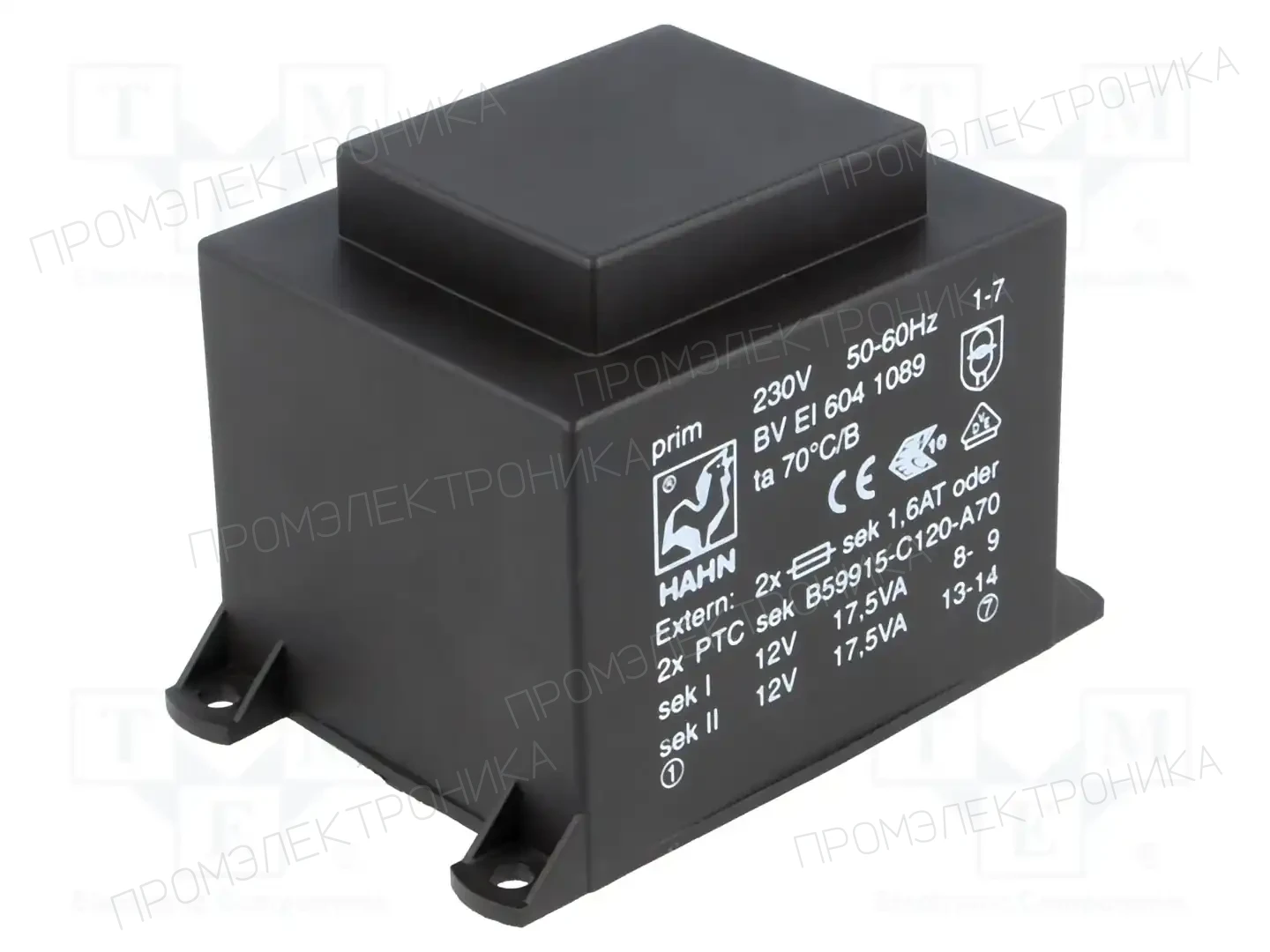 HAHN BV EI 604 1089 — Трансформаторы PCB