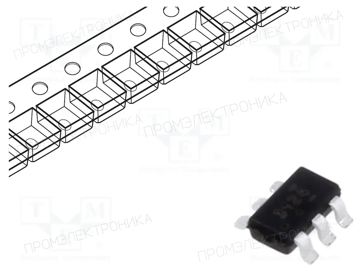 onsemi FDC6312P — Транзисторы многоканальные