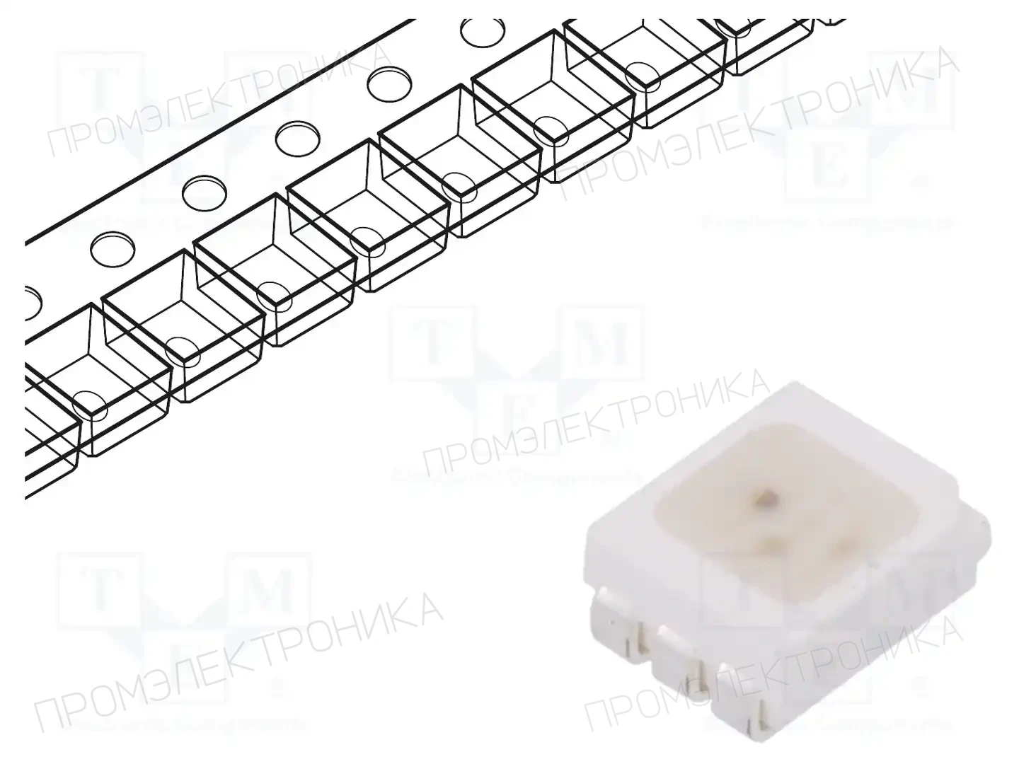 LITEON LTST-G683RGBW — Светодиоды SMD цветные
