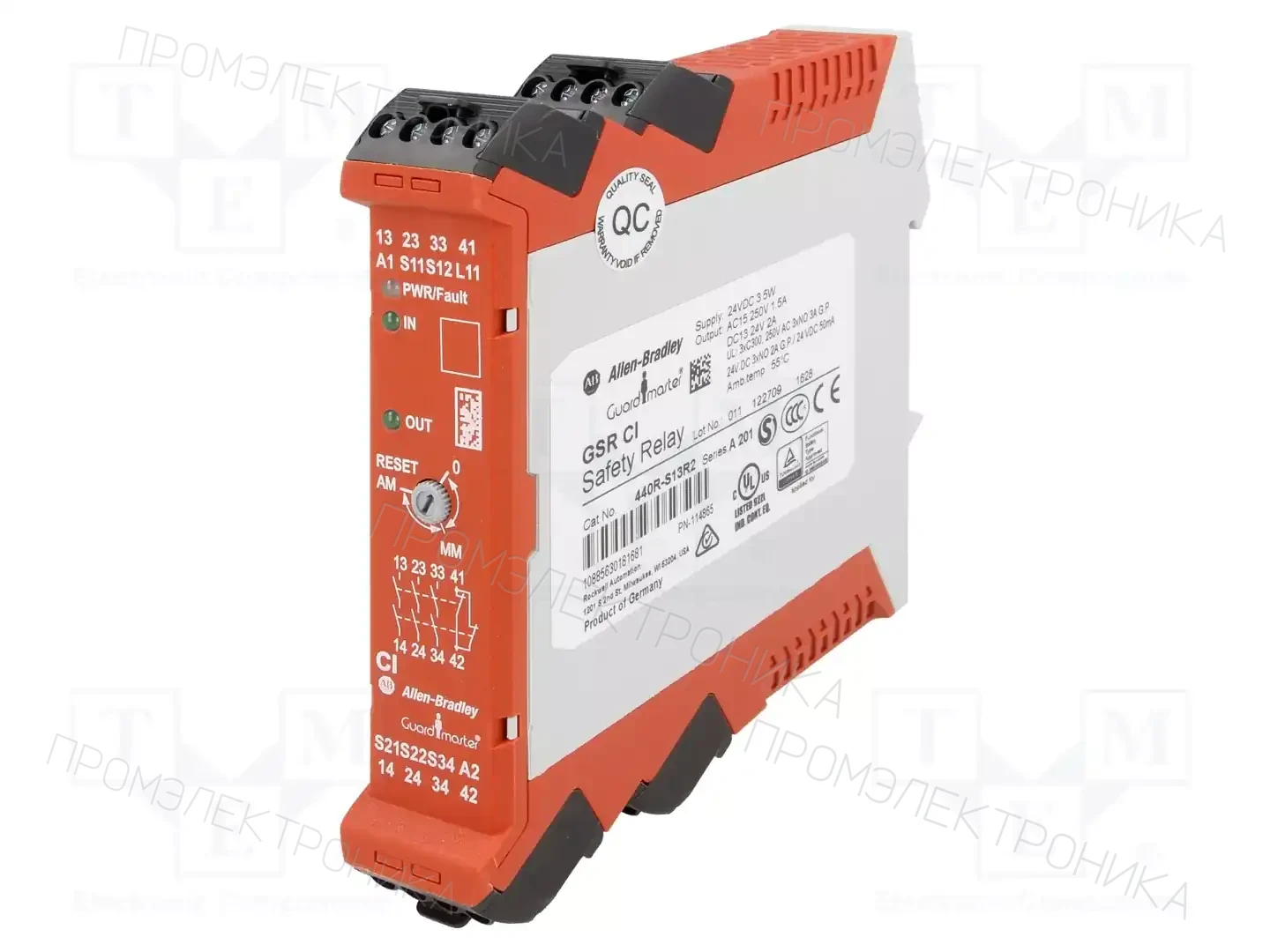 Allen Bradley Guardmaster 440R-S13R2 — Выключат. безопасности - мод. управления