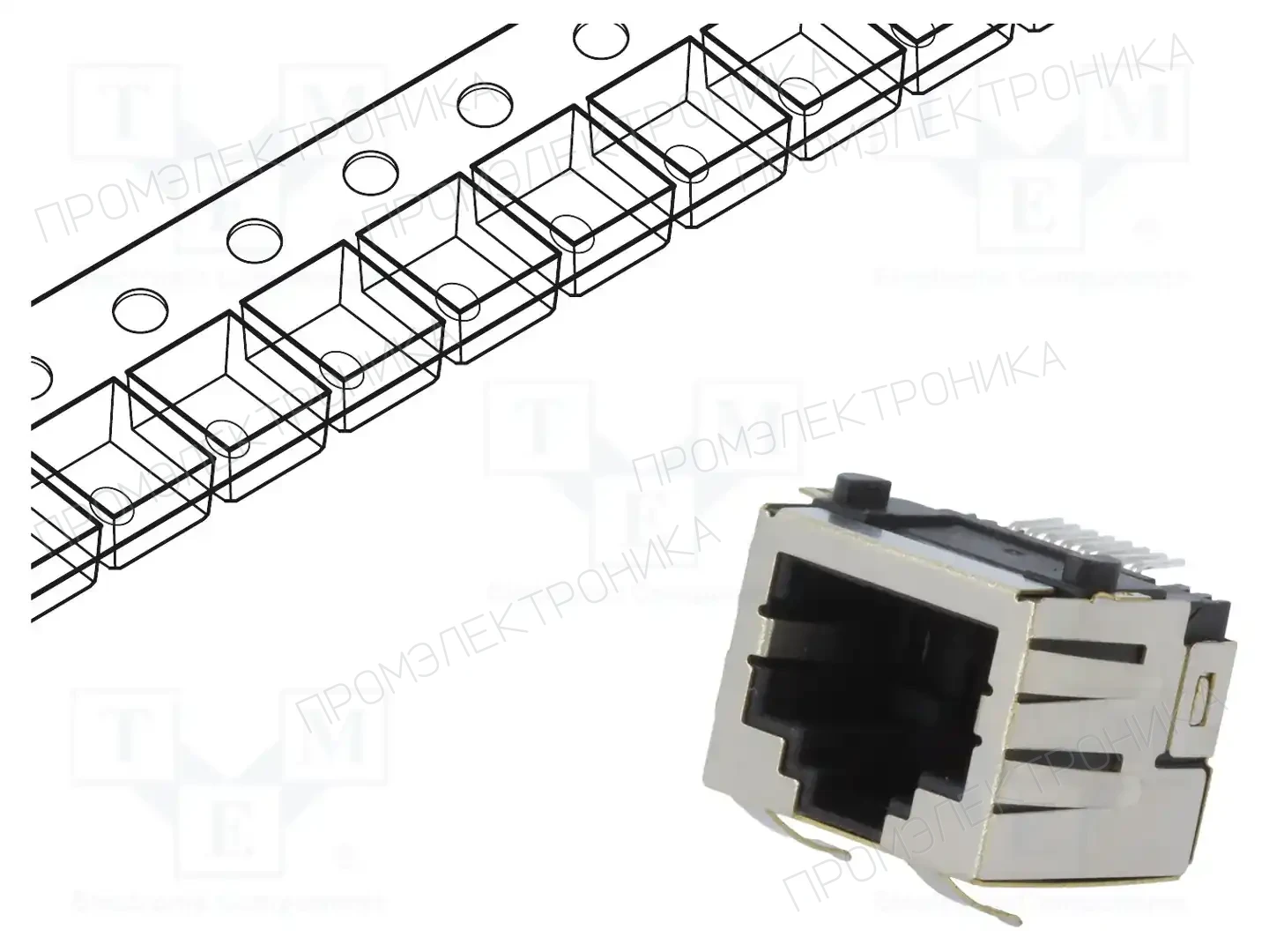 ENCITECH RJJU-88-141-E3H-005 — Разъeмы RJ