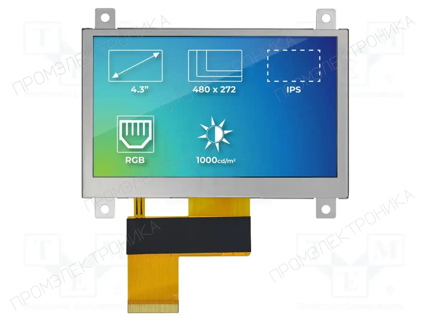 Riverdi SM-RVT43HLTFWN00 — Дисплеи TFT