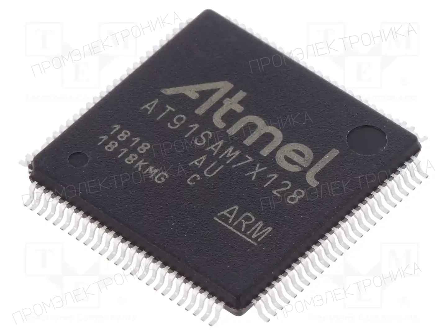 Microchip Technology AT91SAM7X128C-AU — Линейка ARM 32-bit