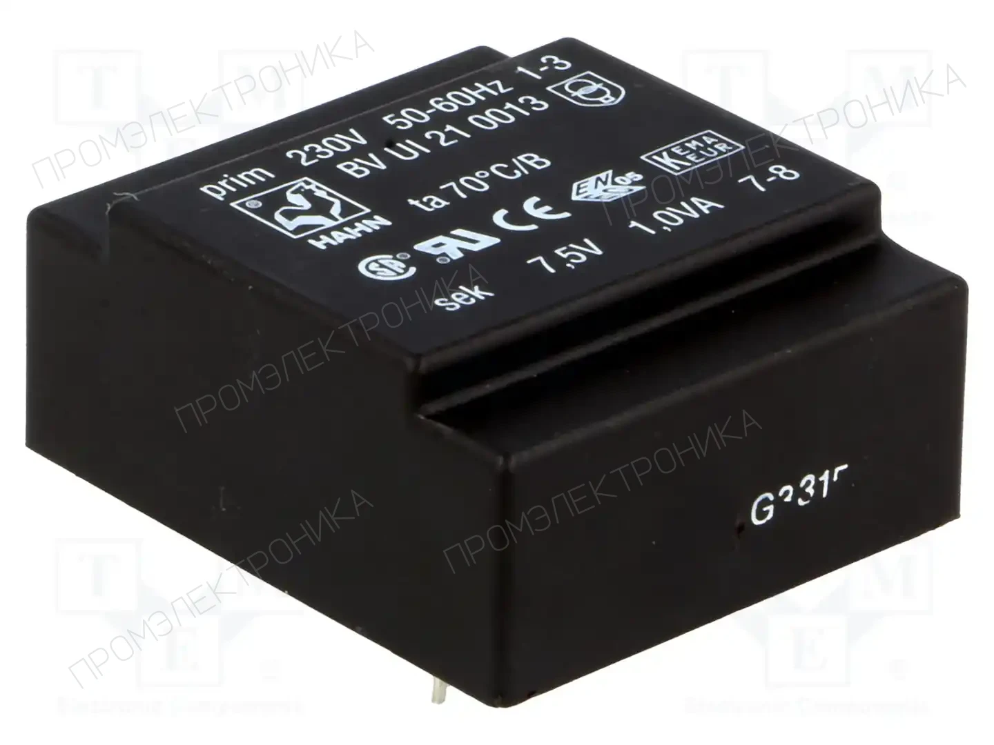HAHN BV UI 21 0013 — Трансформаторы PCB