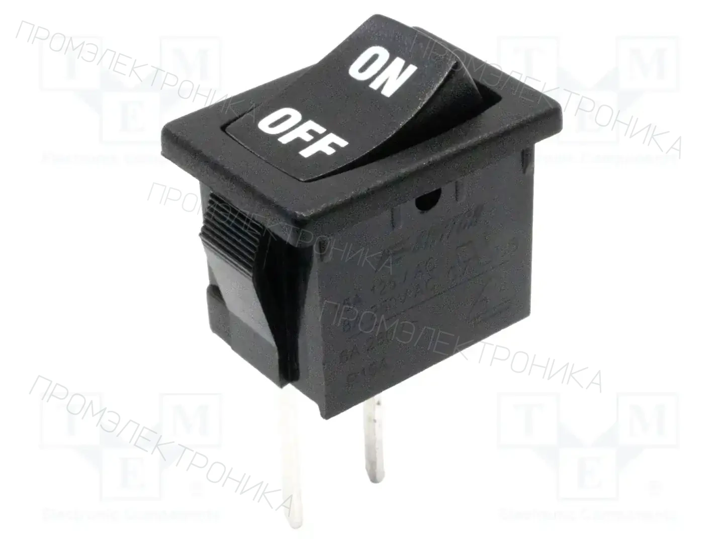 E-SWITCH R1966ABLKBLKIP — Переключатели типа Rocker