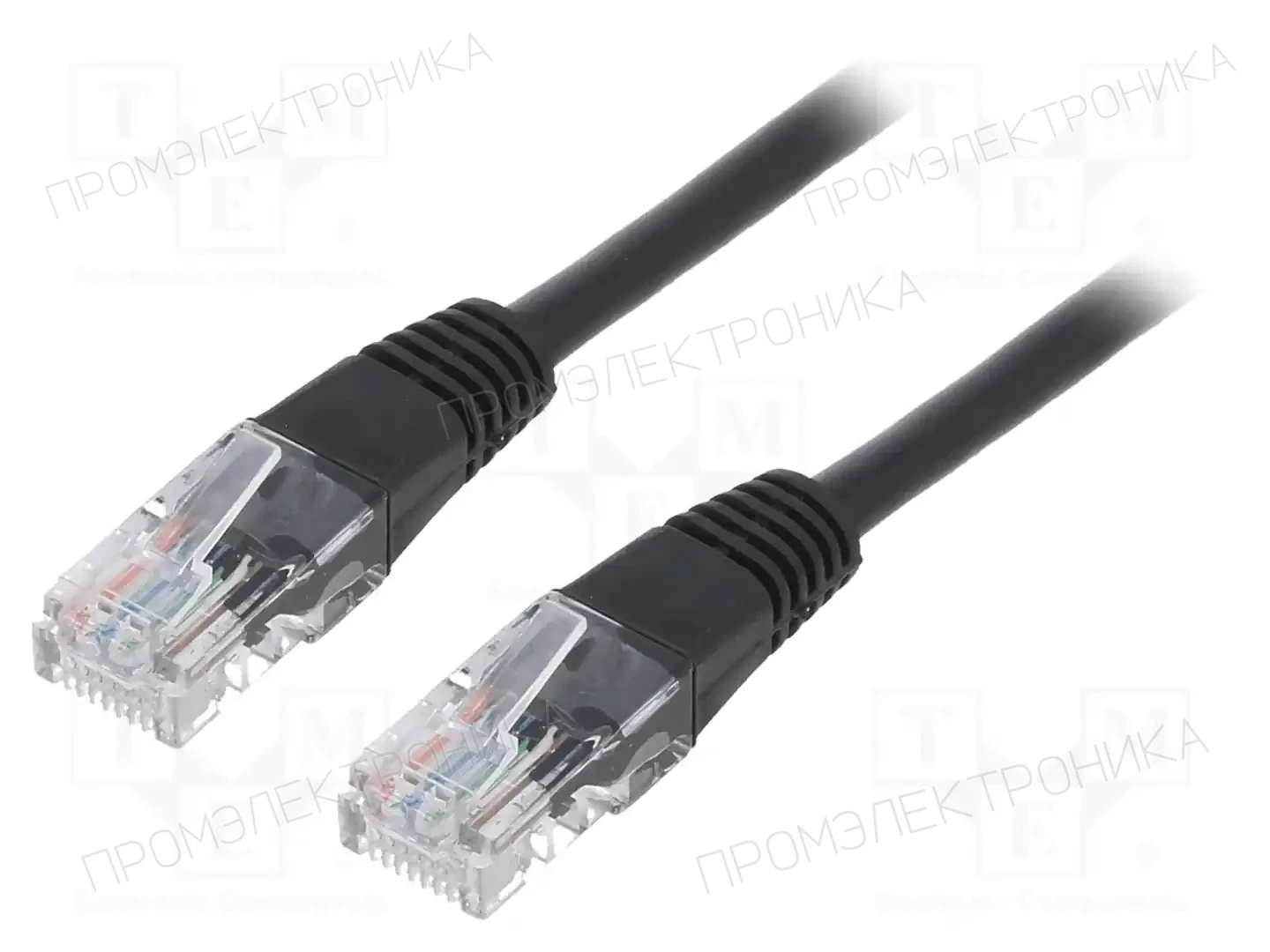 GEMBIRD PP12-0.5M/BK — Кабели и адаптеры RJ45