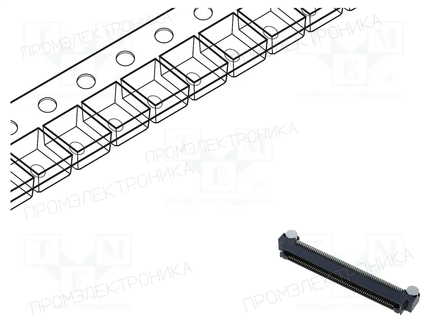 SAMTEC ERF8-060-01-L-D-RA-TR — Разъeмы пластина - пластина