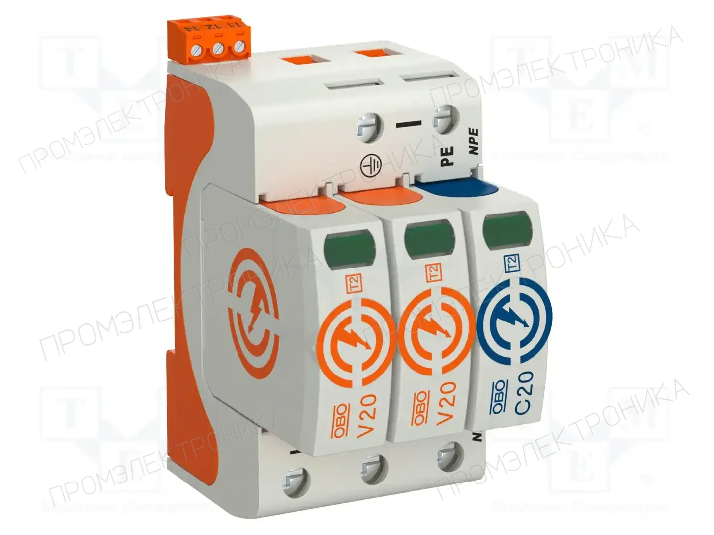 OBO BETTERMANN V20-2+NPE+FS-280 — Ограничители перенапряжения