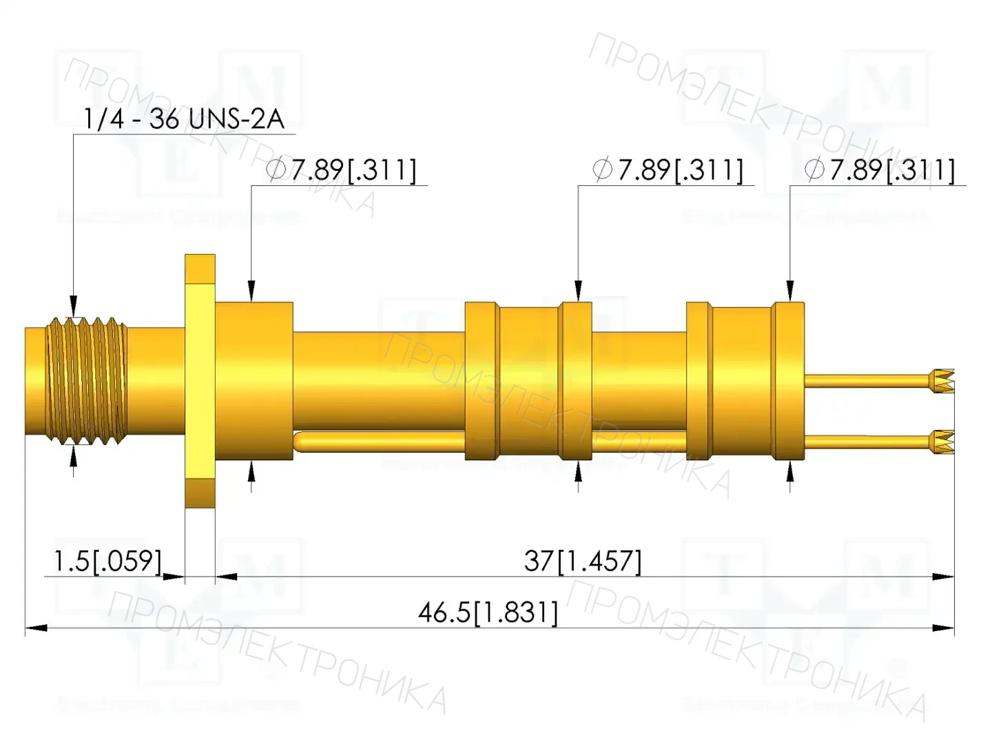 INGUN HFS-836 288 120 A 4588A31R50L — Измерительные щупы
