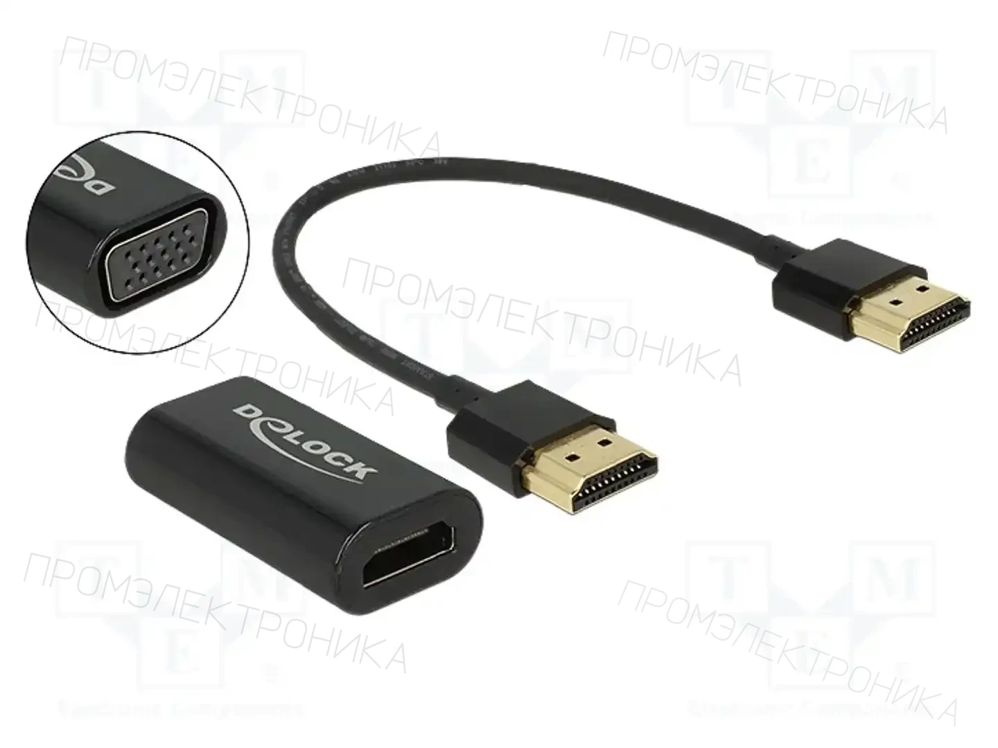 DELOCK 65667 — Кабели и адаптеры HDMI, DVI, DisplayPort