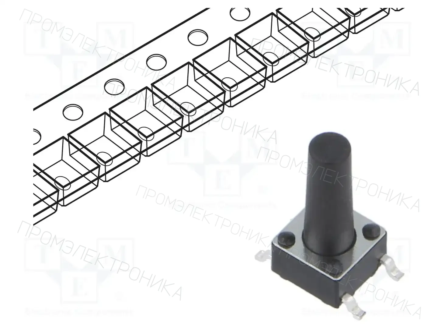 CONNFLY DS1042-03-117KKR16010 — Микропереключатели TACT
