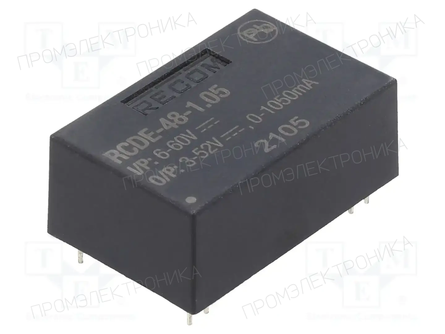 RECOM RCDE-48-1.05 — Преобразователи DC/DC