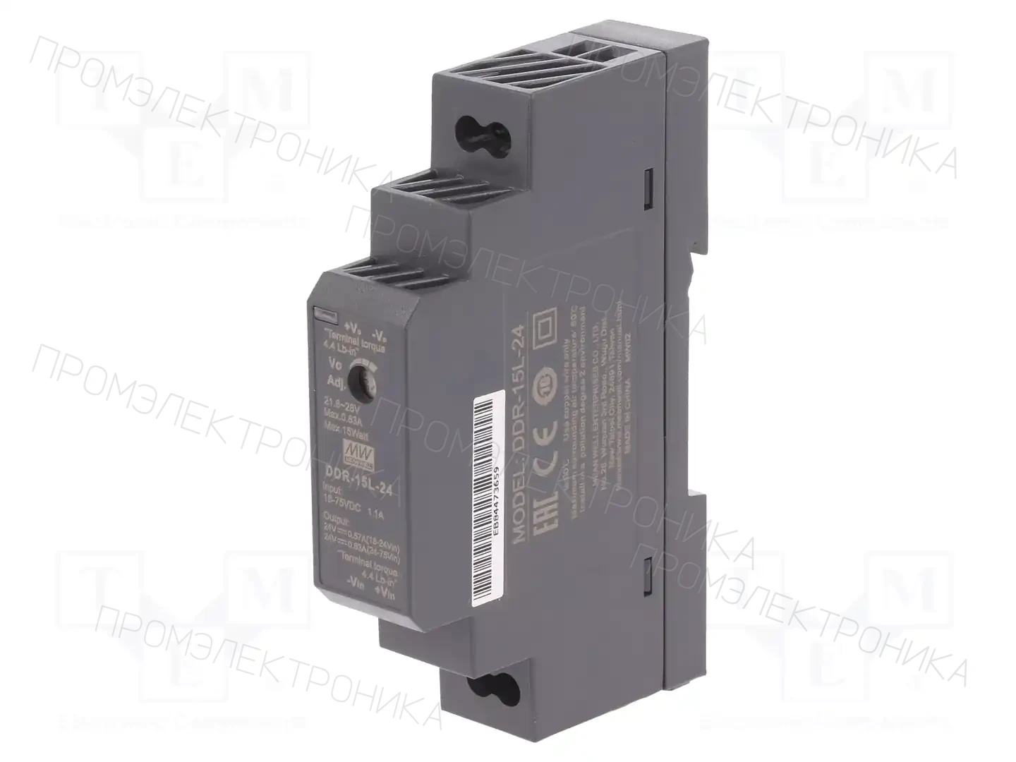MEAN WELL DDR-15L-24 — Преобразователи DC/DC