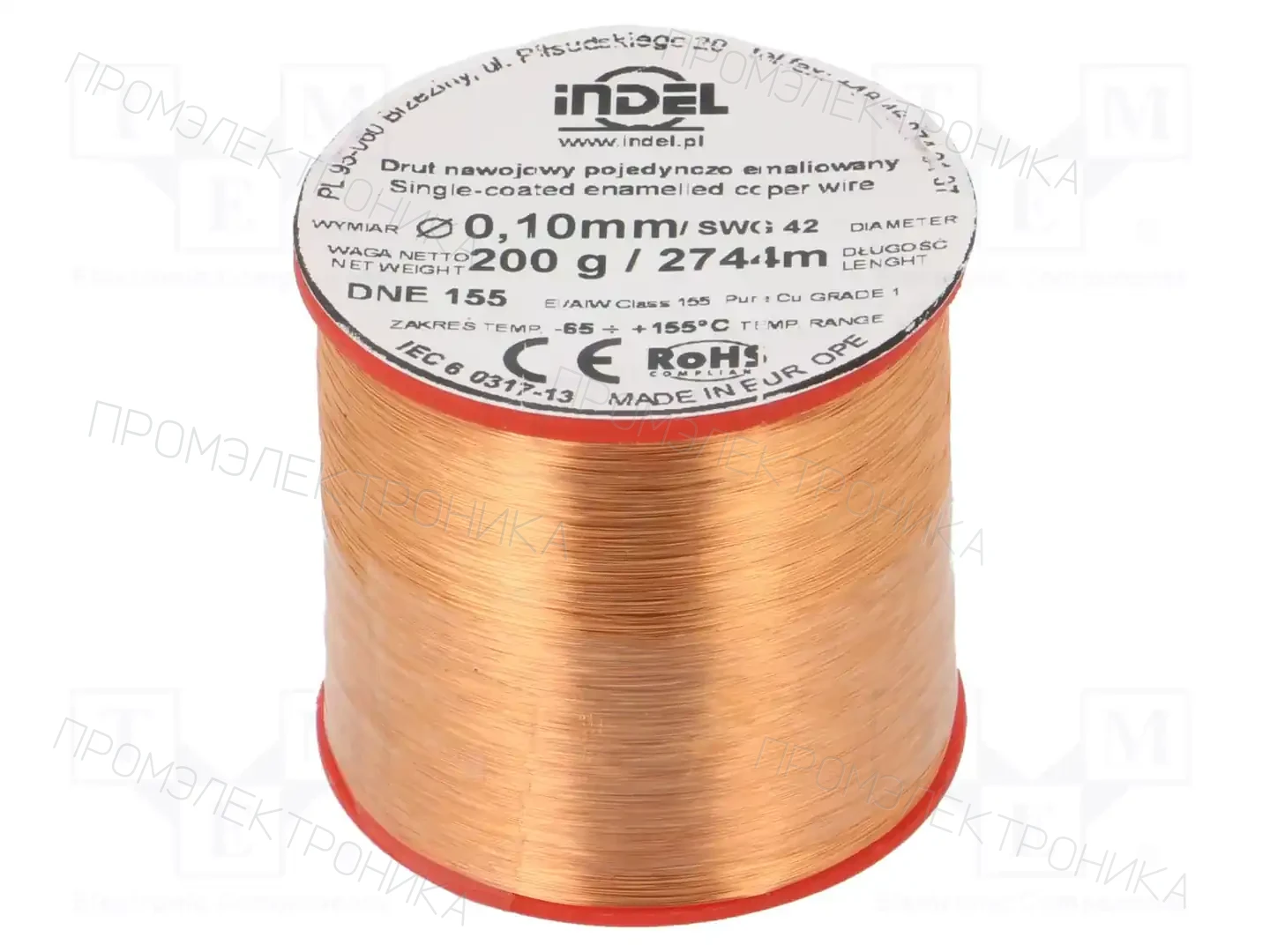 INDEL DNE0,10-200G — Проволока обмоточная