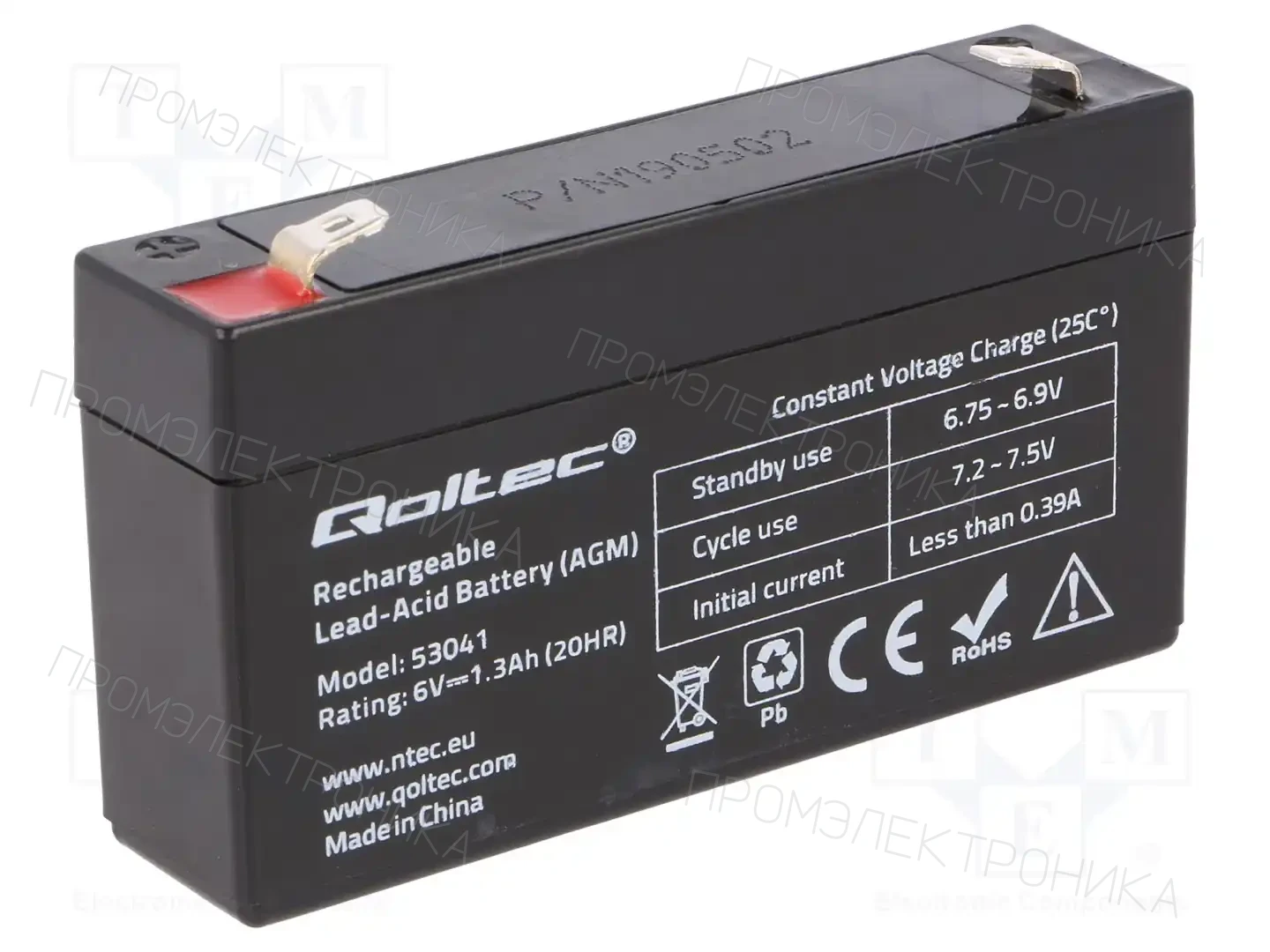 QOLTEC 53041 — Аккумуляторы кислотные