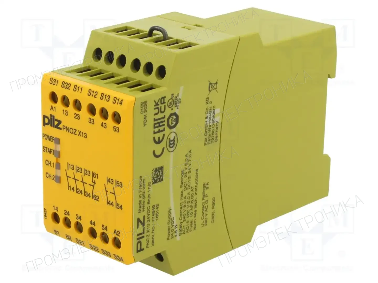 PILZ 774549 — Выключат. безопасности - мод. управления