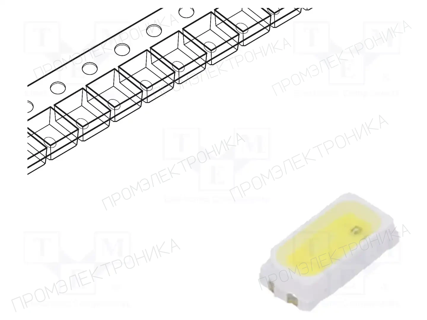 ams OSRAM LUW JLSH.01-7B6C-I4Q7-1-20-R18 — Светодиоды SMD белые