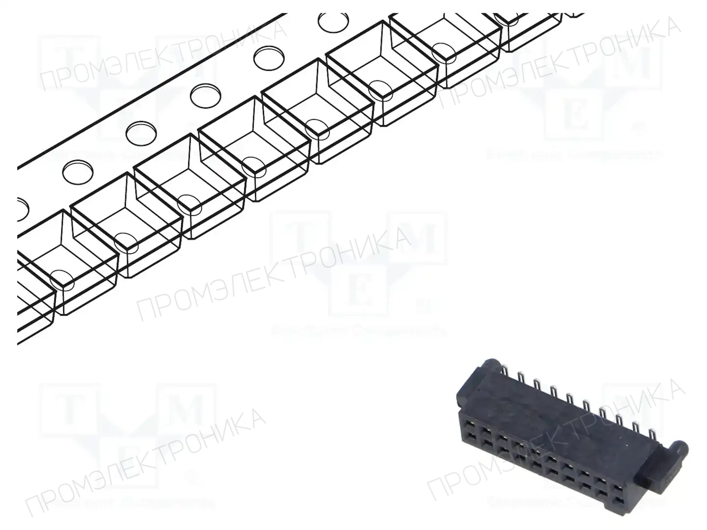 SAMTEC SFM-110-02-S-D-A-P-TR — Разъeмы пластина - пластина