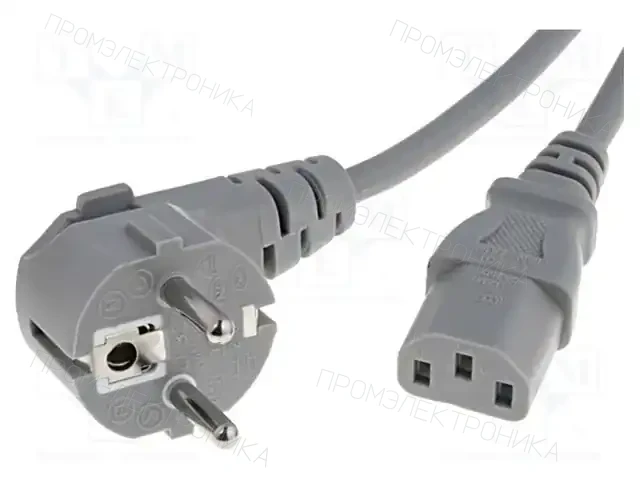 LIAN DUNG LT322+501 H05VV-F 3X0.75 1.8M GRY — Кабели питания компьютерные и универс