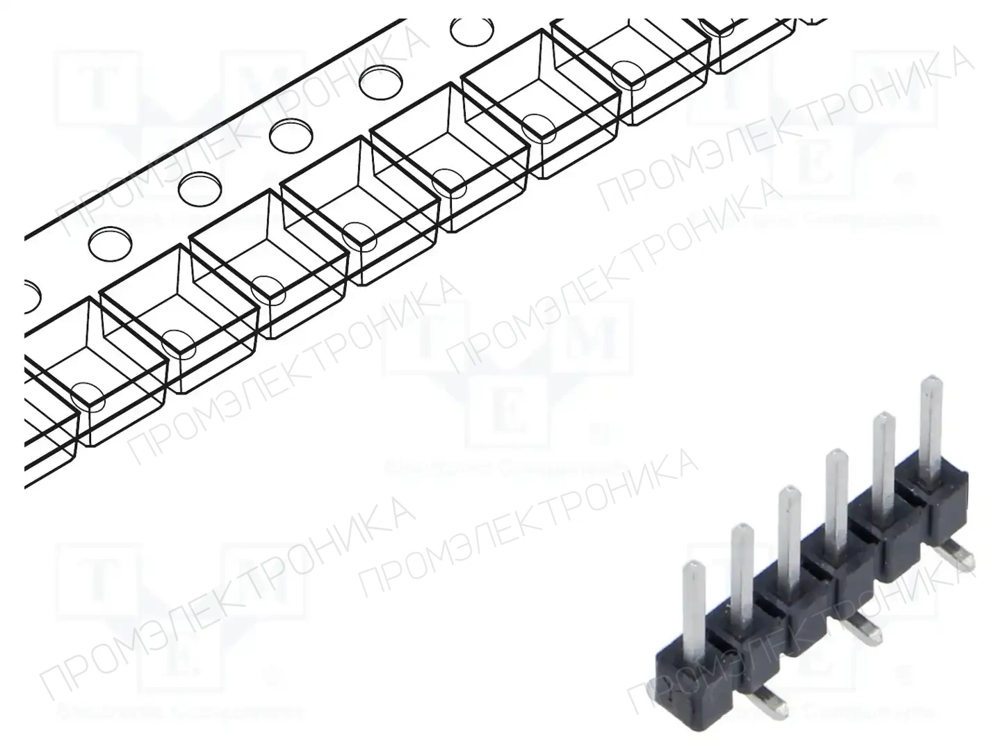 SAMTEC TSM-106-01-T-SV-P-TR — Разъeмы пластина - пластина