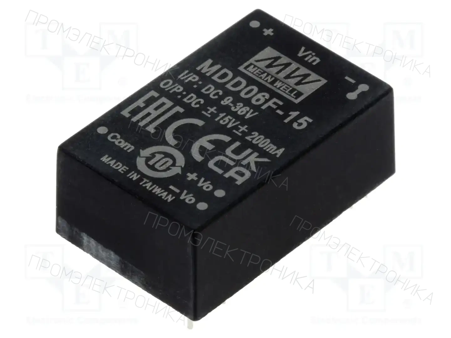 MEAN WELL MDD06F-15 — Преобразователи DC/DC