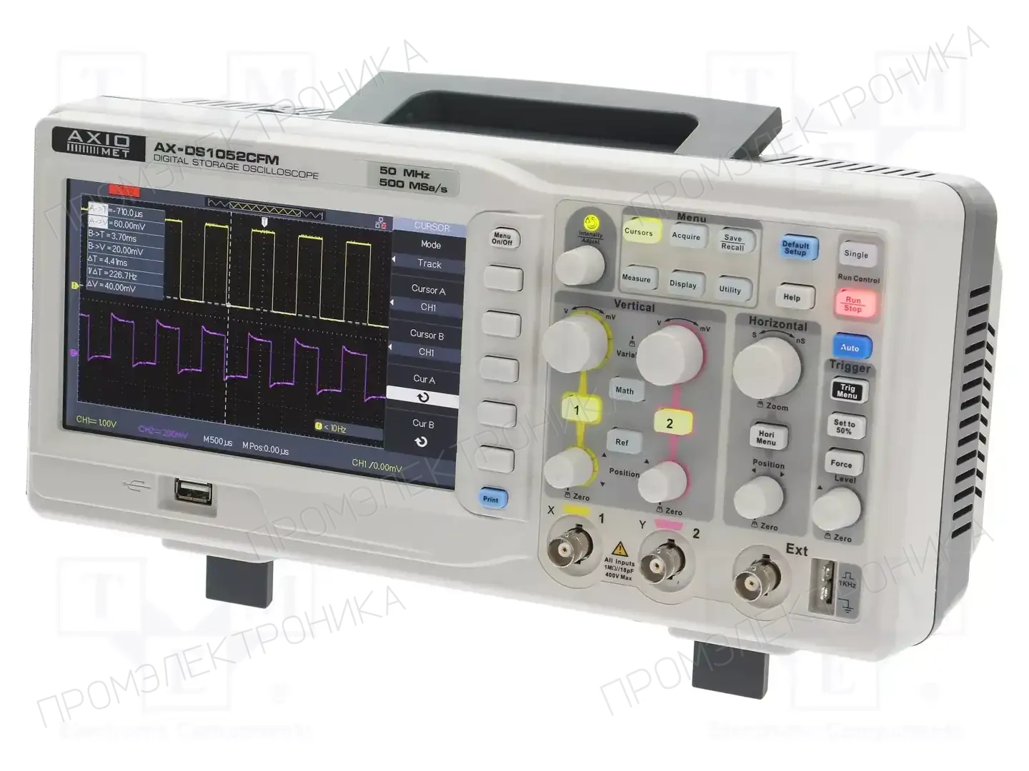 AXIOMET AX-DS1052CFM — Осциллоскопы цифровые