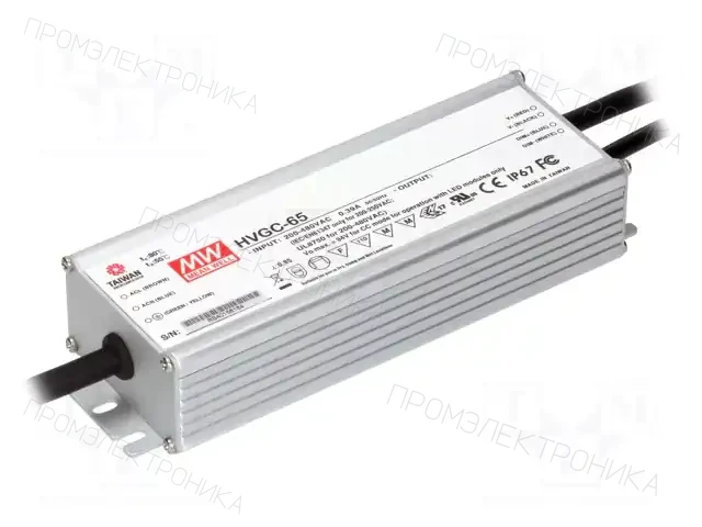 MEAN WELL HVGC-65-350B — Блоки питания для LED