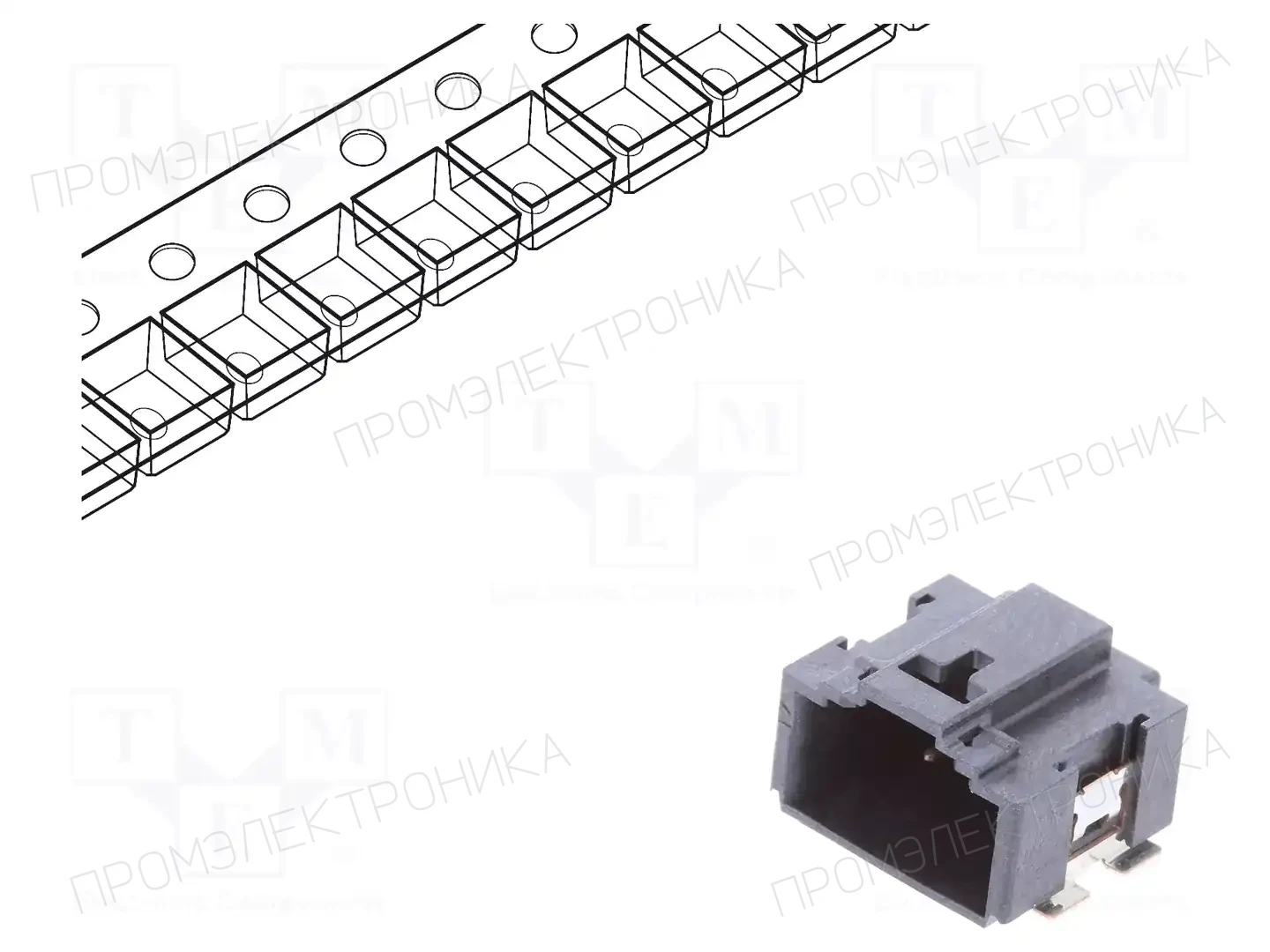 AMPHENOL COMMUNICATIONS SOLUTIONS 10142344-106KLF — Разъeмы пластина - пластина