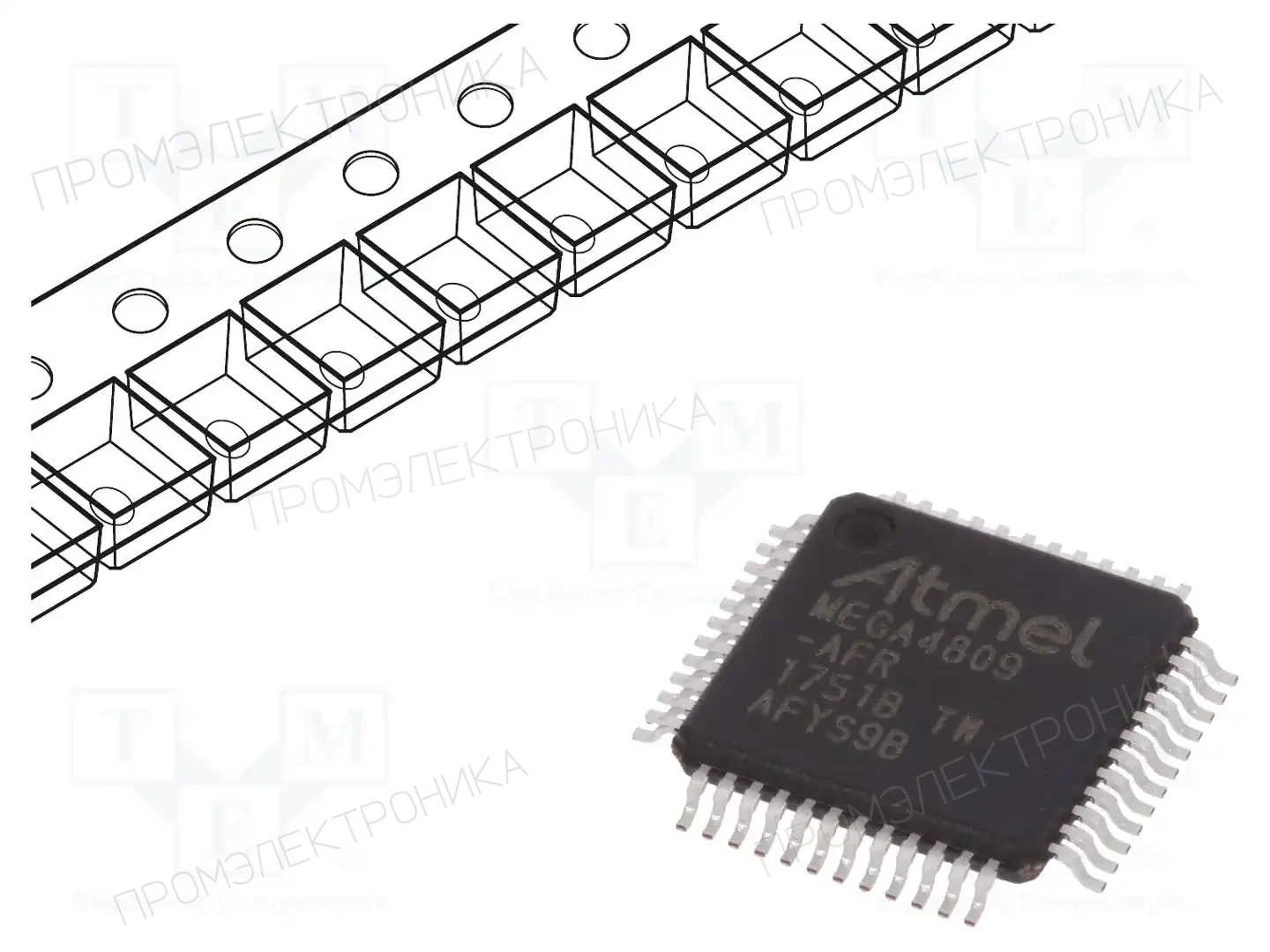 Microchip Technology ATMEGA4809-AFR — Линейка AVR 8-bit
