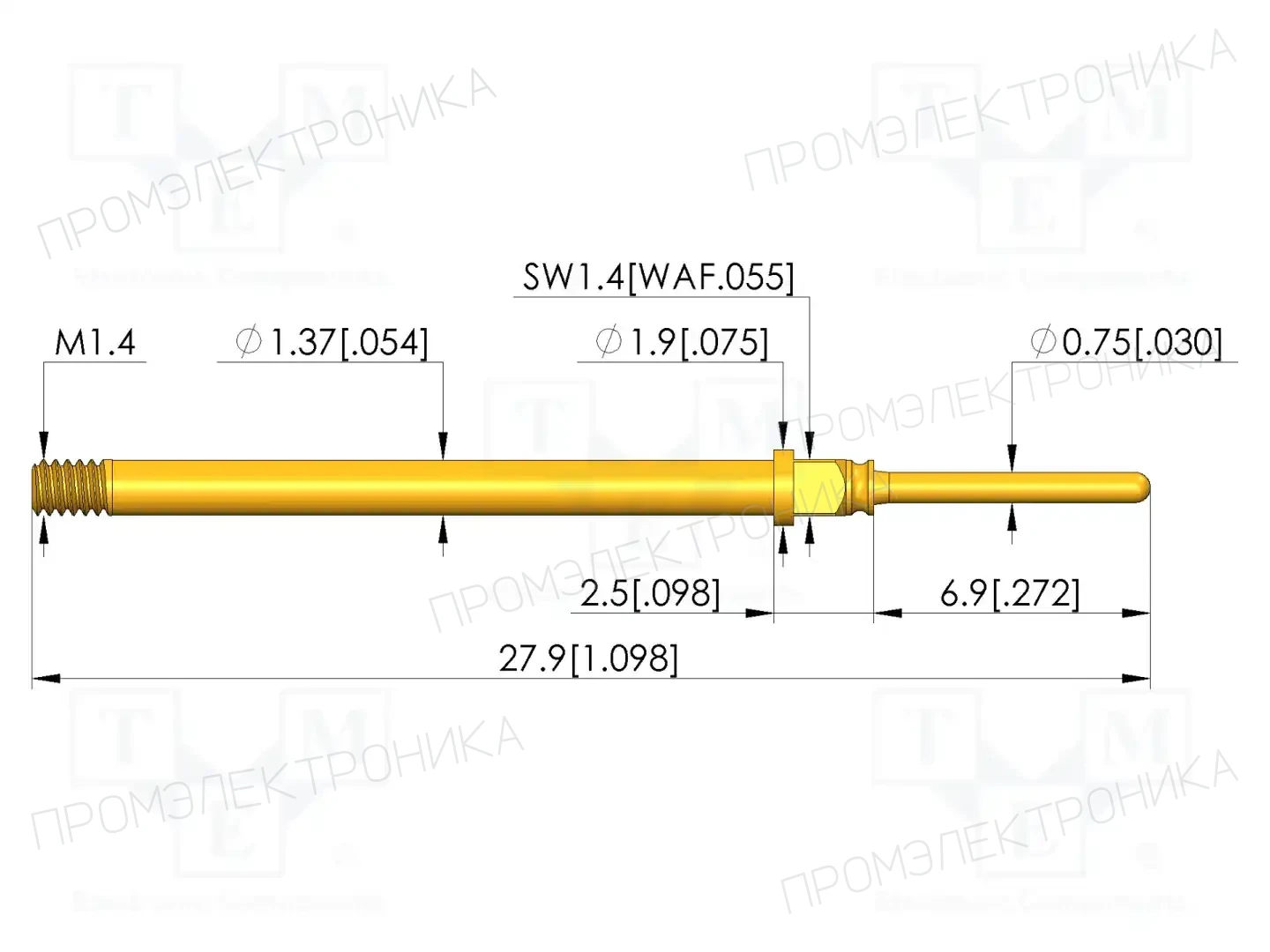 INGUN GKS-899 305 075 A 0702 M — Измерительные щупы