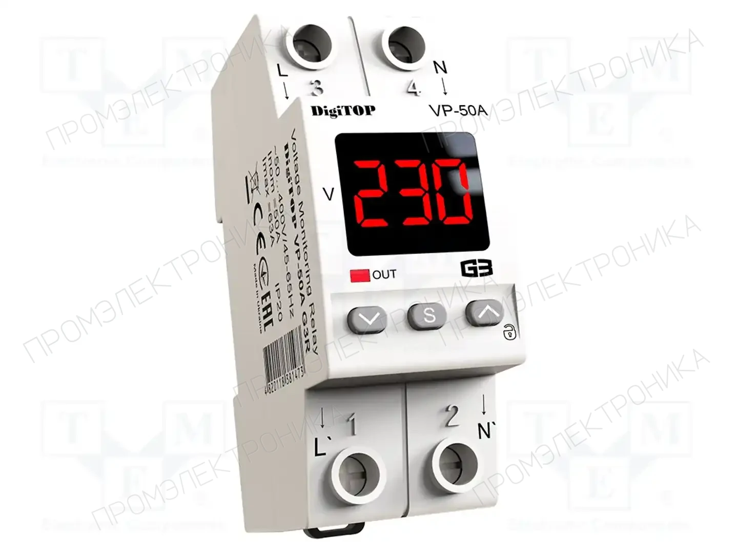 DIGITOP ELECTRIC VP-50A G3R — Контрольные реле