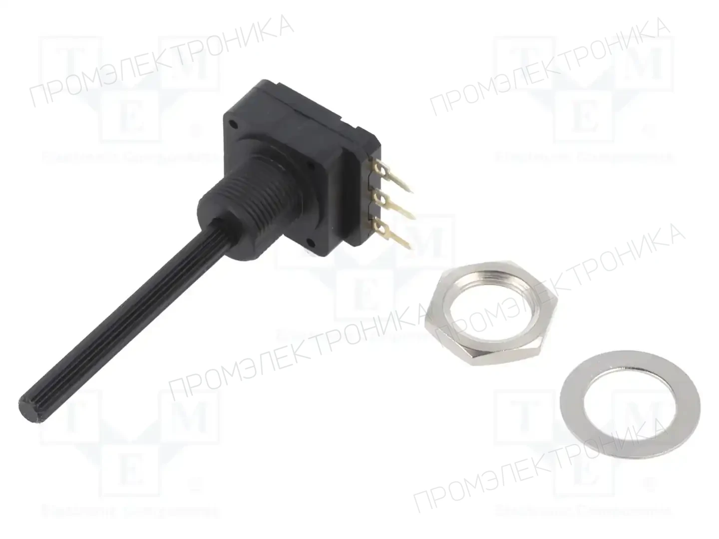PIHER PC16SH10IP04102A2020TA — Потенциометры однооборотные угольные