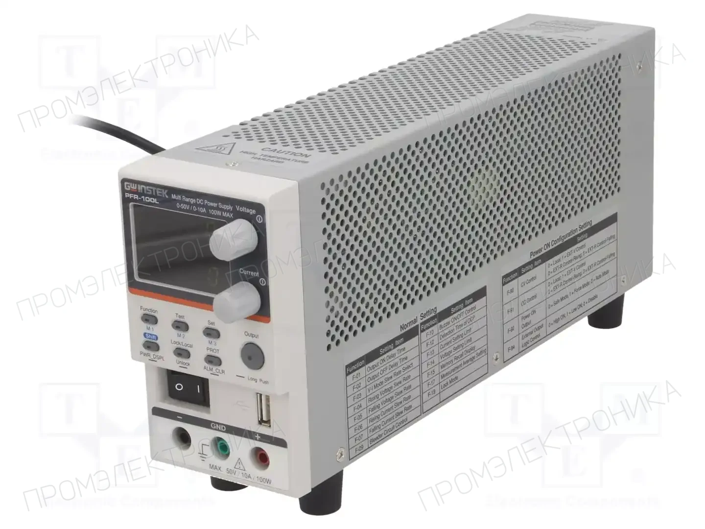 GW INSTEK PFR-100LGP — Блоки питания одноканальные