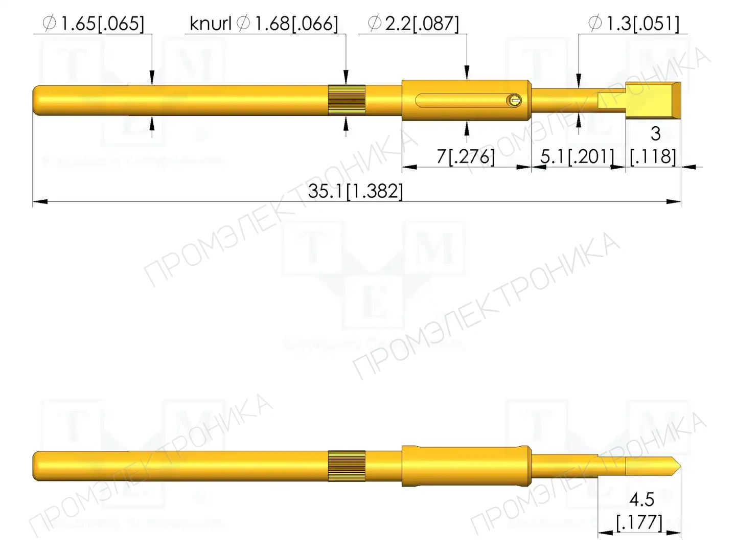 INGUN GKS-710 220 100 A 1507 S — Измерительные щупы