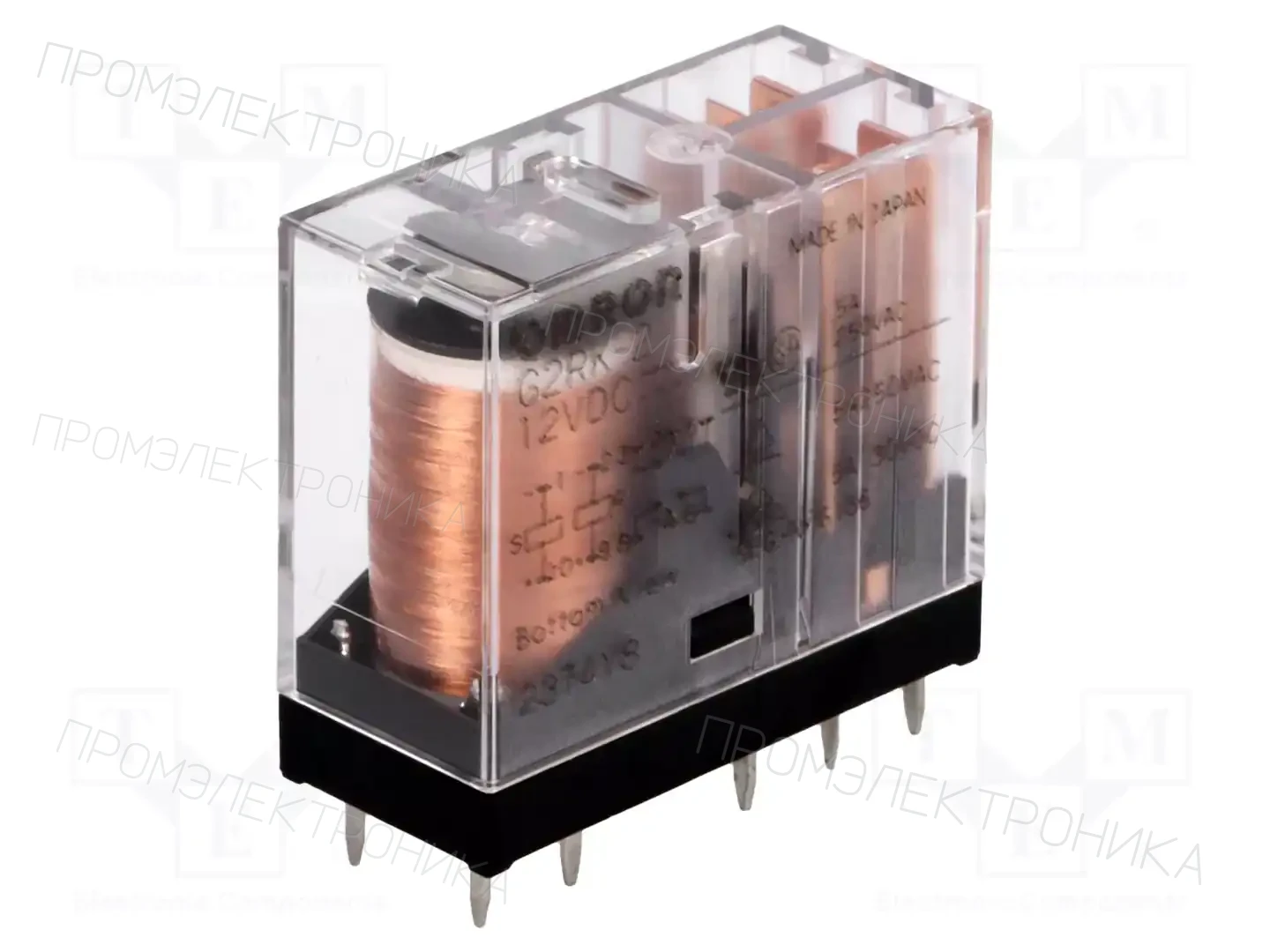 OMRON Electronic Components G2RK-2 12VDC — Реле электромагн. миниатюрные