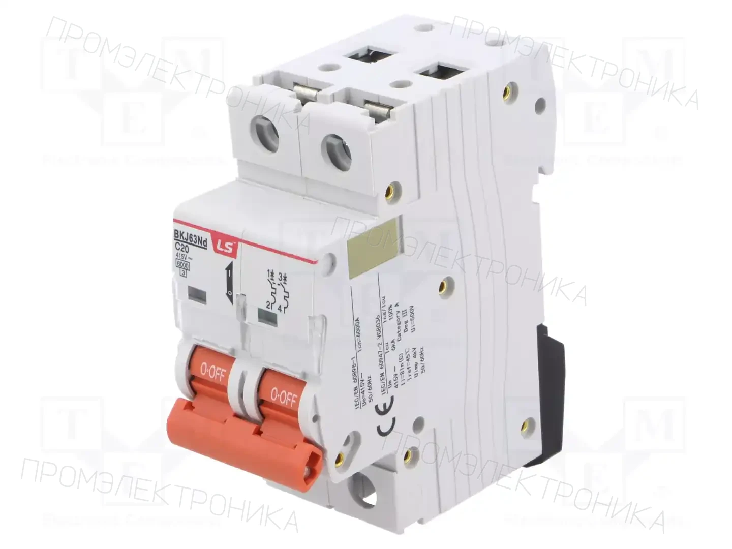 LS ELECTRIC BKJ63ND 2P C20 — Выключатели максимального тока