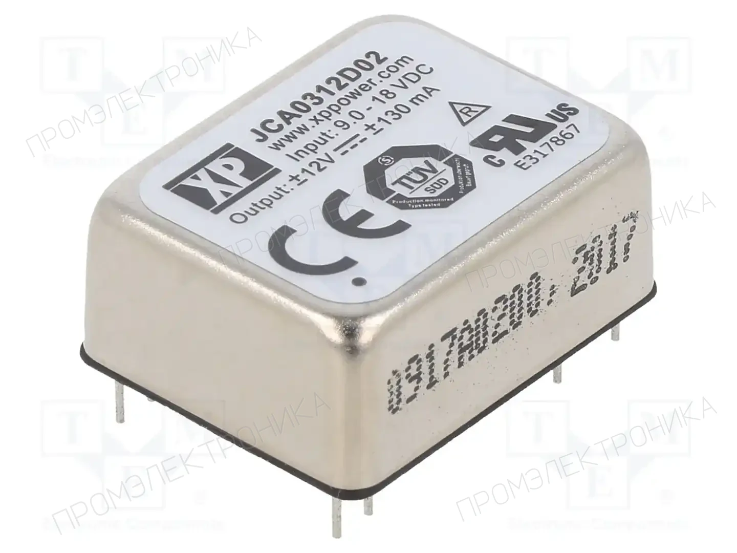 XP POWER JCA0312D02 — Преобразователи DC/DC
